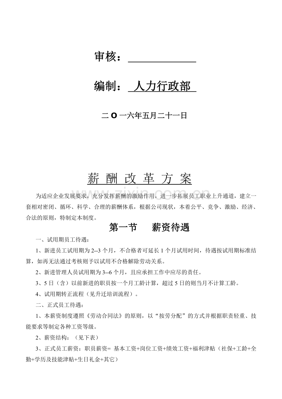 2016薪资改革方案(草案).doc_第2页