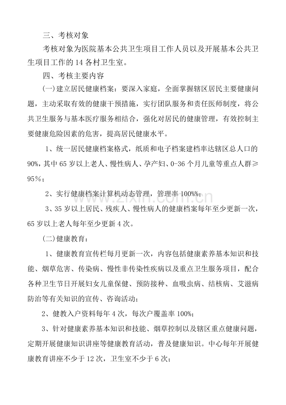 昌邑市柳疃中心卫生院绩效考核办法.doc_第2页