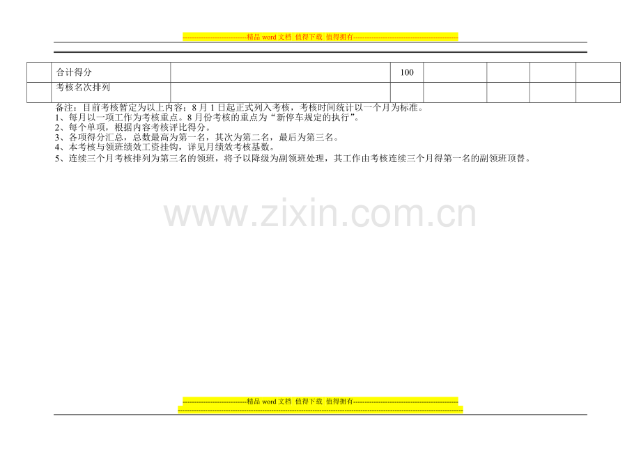 保安领班考核方案..doc_第3页