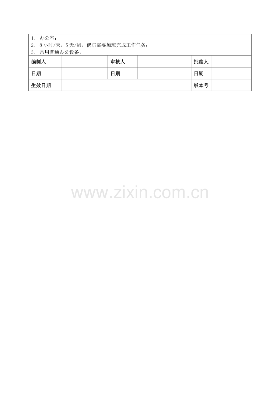 财务部-总部高级财务经理-岗位说明书—参考.doc_第2页