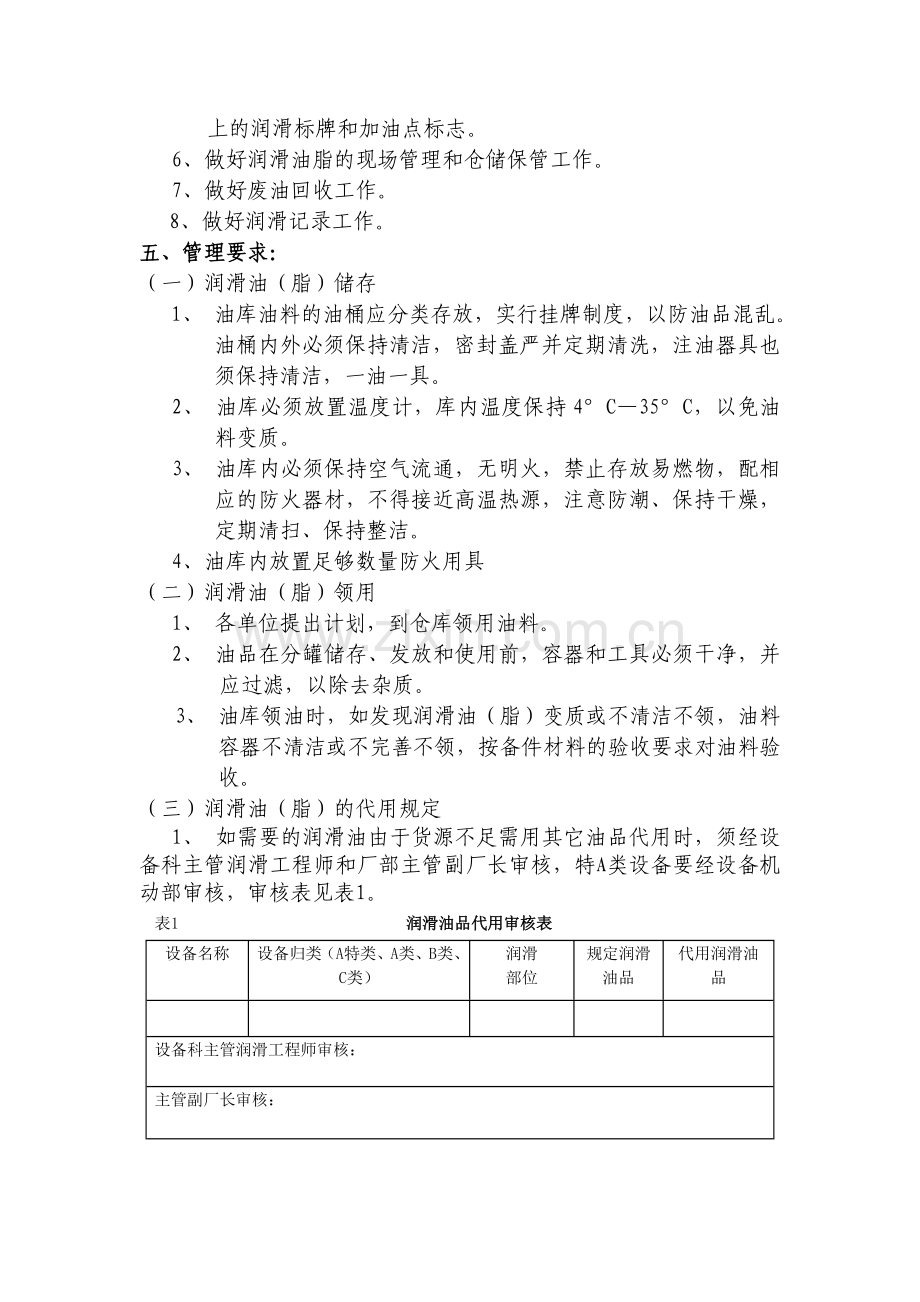 润滑管理制度及考核办法.doc_第3页