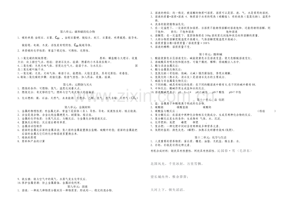 初中化学知识点概括.doc_第2页