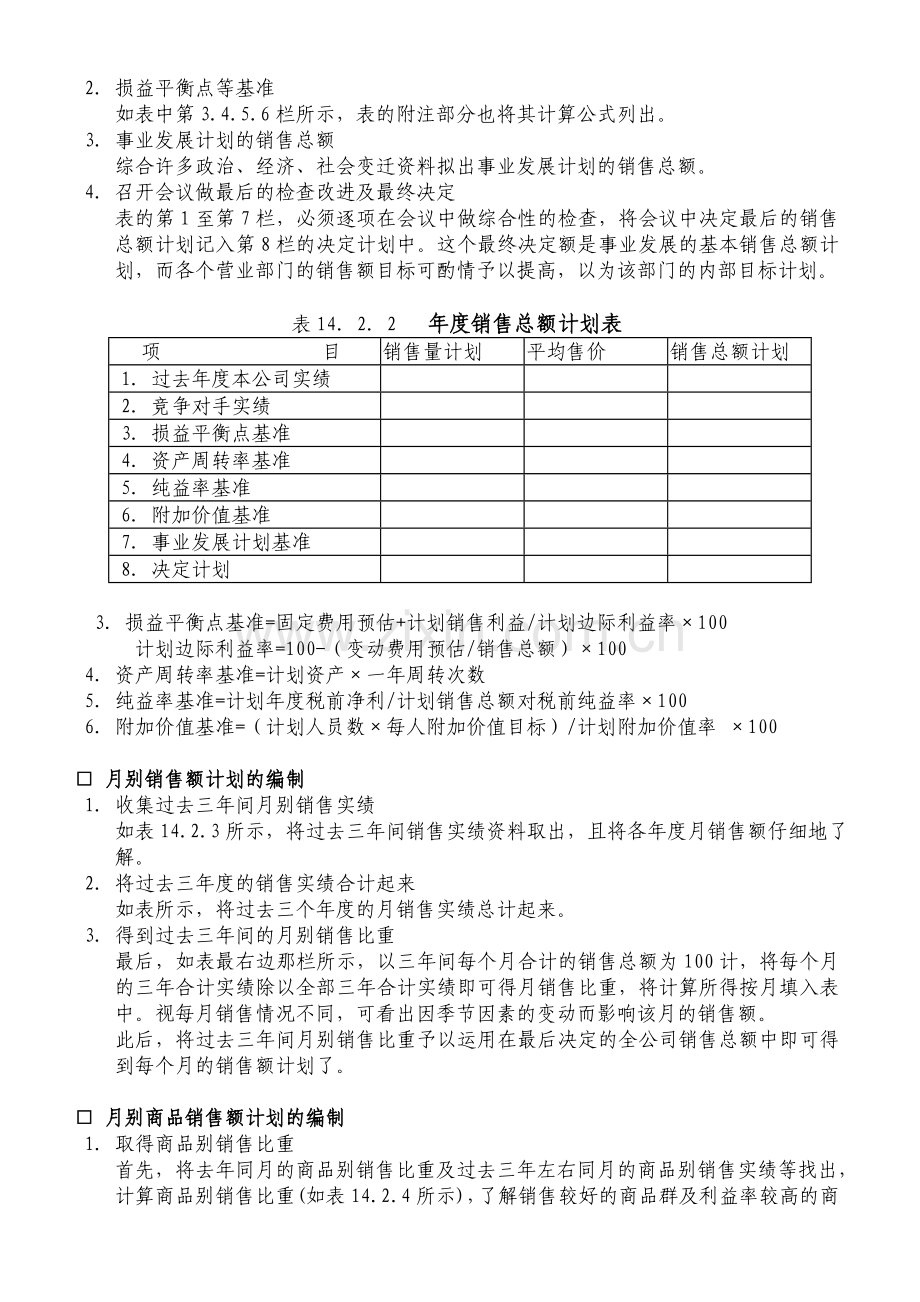 公司销售计划管理制度.doc_第2页