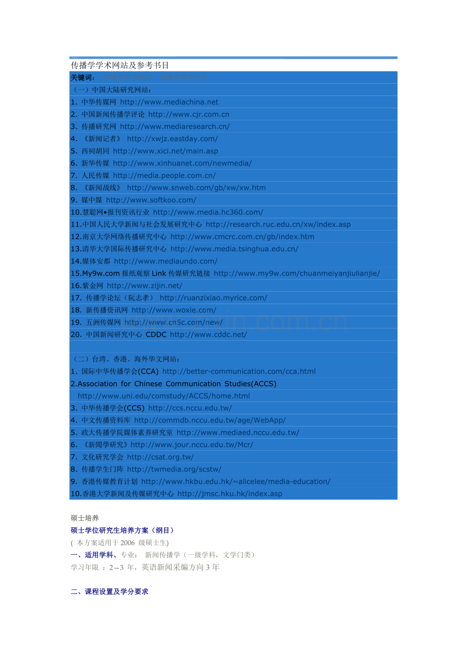 清华大学新闻传播学硕士培养方案.doc_第1页