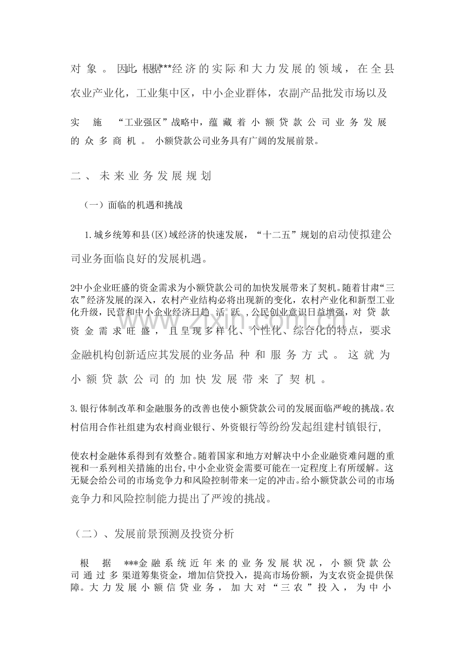 小额贷款有限责任公司未来三年业务发展规划.doc_第2页