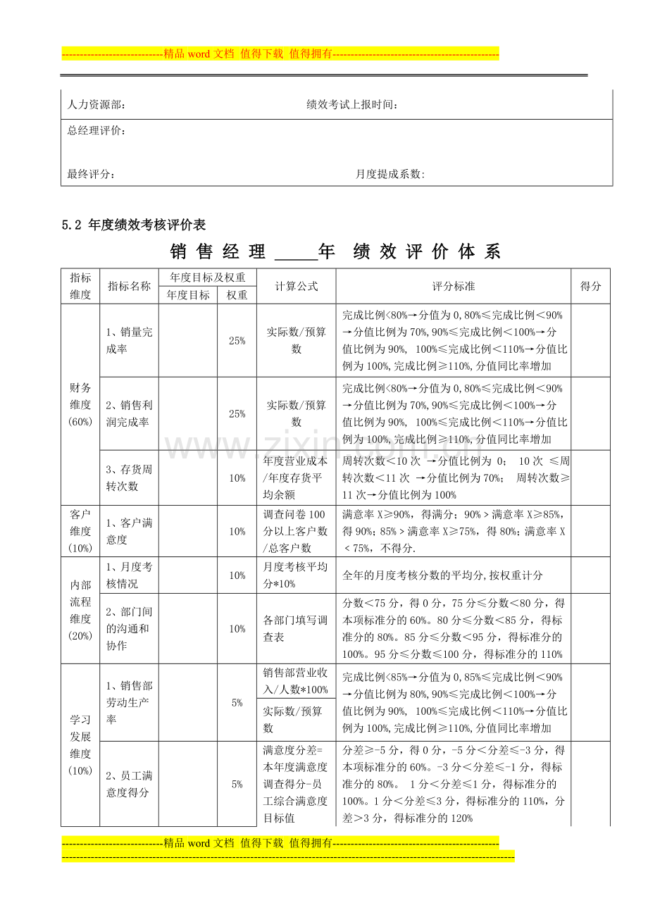 4S店销售经理绩效考核5151.doc_第3页