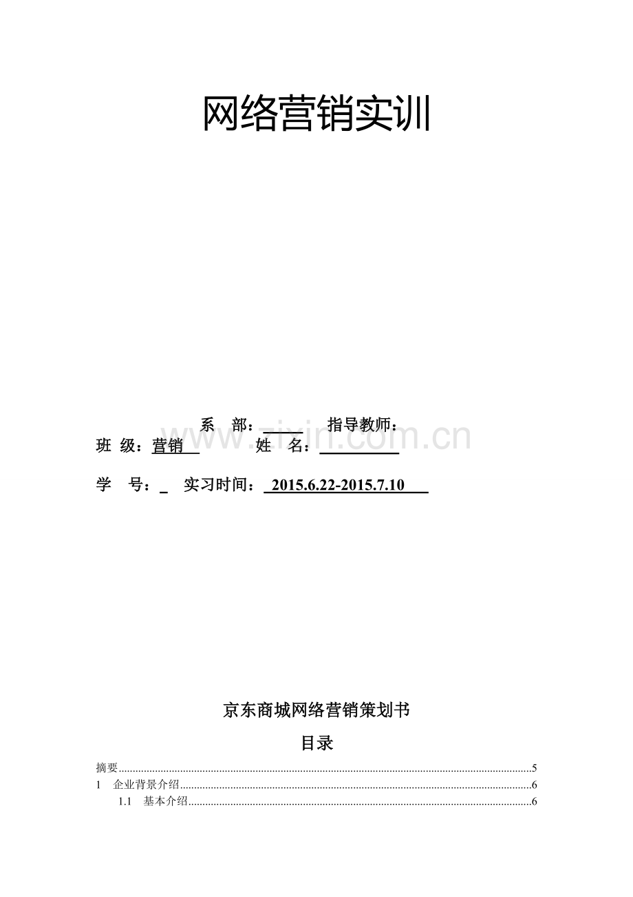 京东商城网络营销策划书.doc_第2页