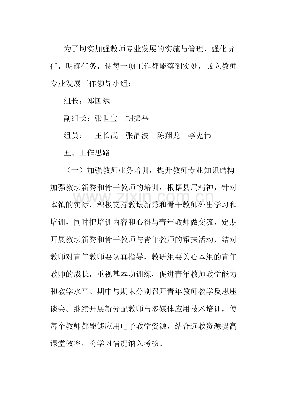 教师专业发展实施方案.doc_第2页