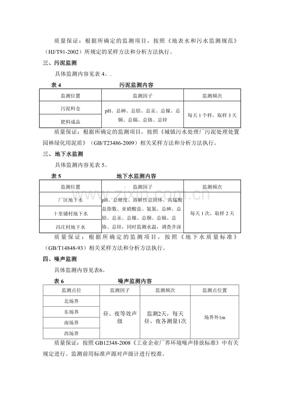 污泥处置管理中心污泥处置项目验收监测方案.doc_第2页