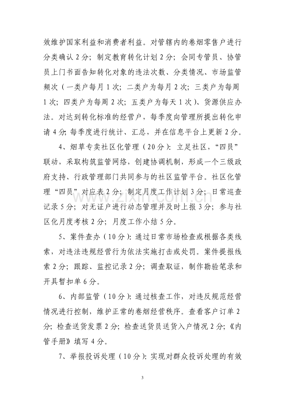 市场管理员工作规程考核办法..doc_第3页