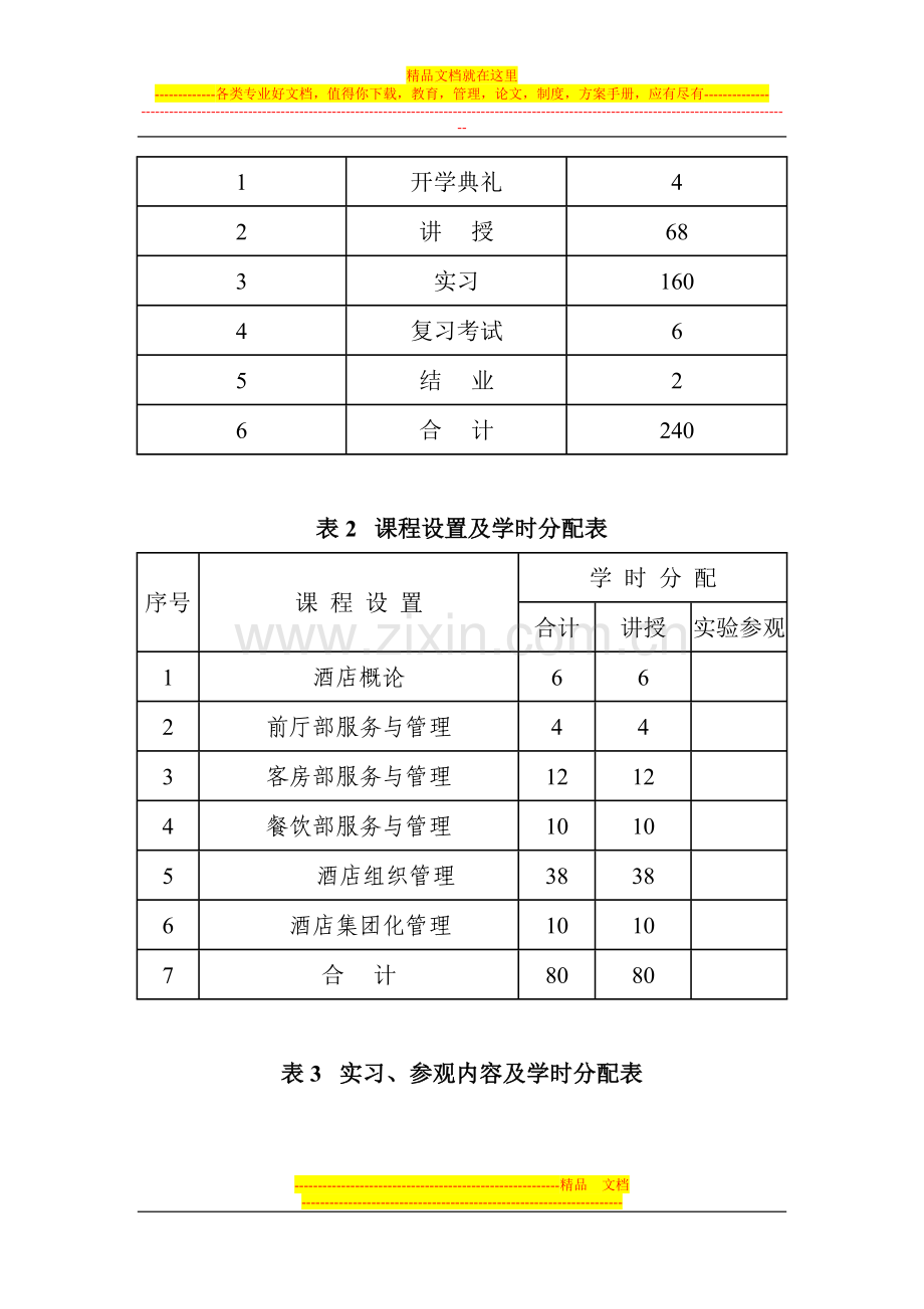 酒店管理员培训教学大纲.doc_第2页