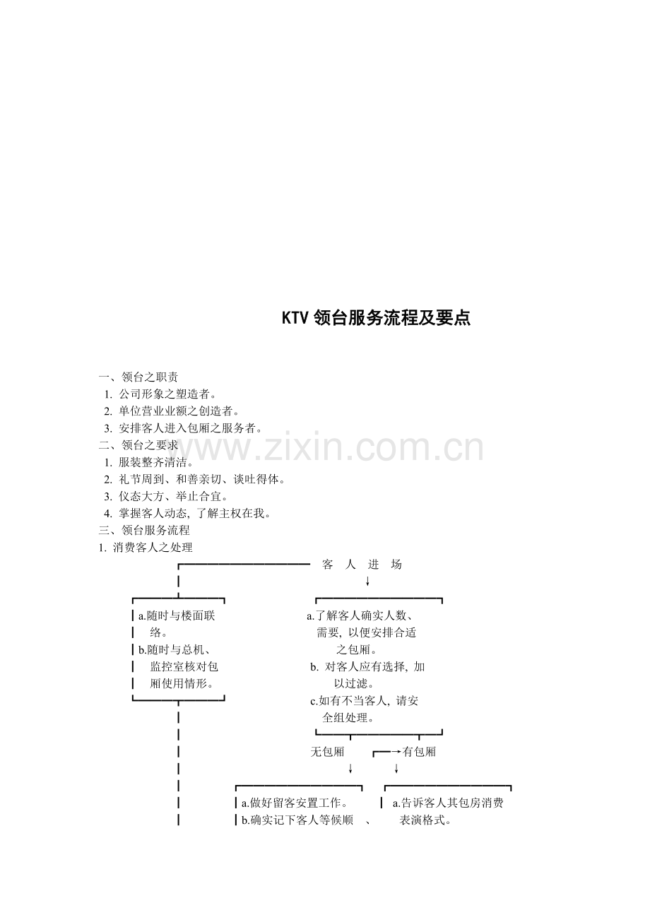 KTV领台服务流程及要点.doc_第1页