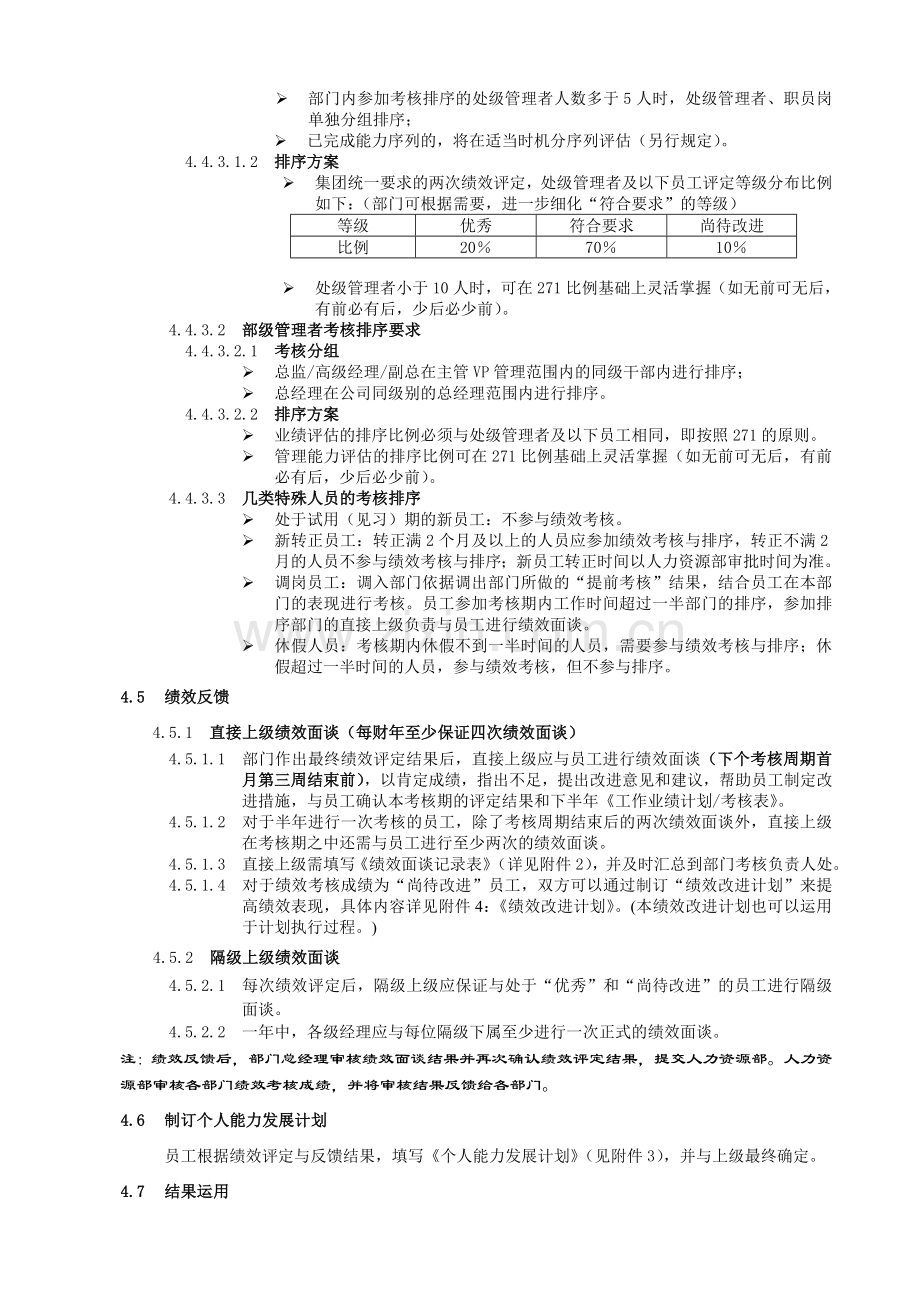 YY人力资源管理制度建设系列-联想集团有限公司员工绩效管理工作规范.doc_第3页