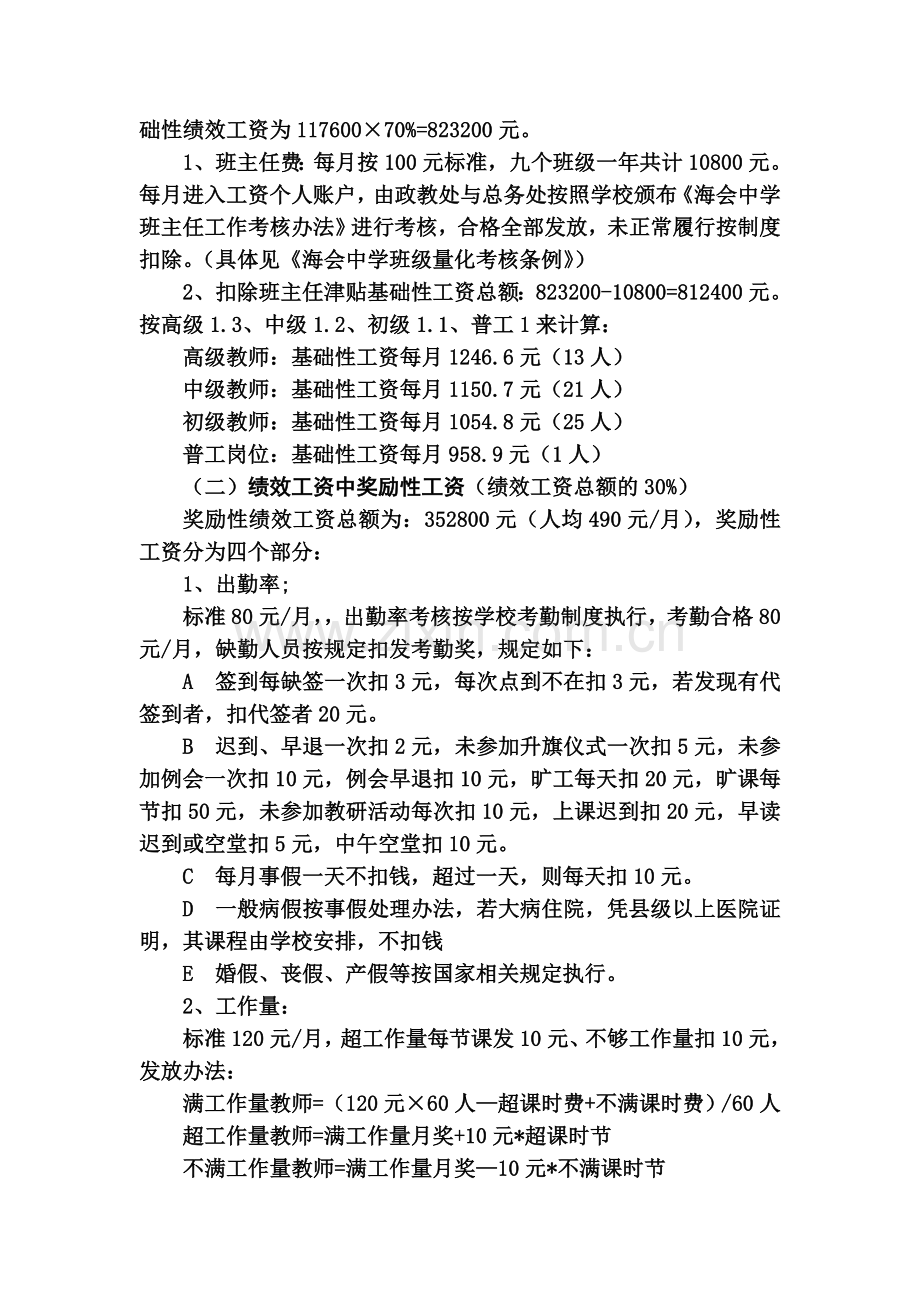 海会中学教师绩效工资考核.doc_第2页