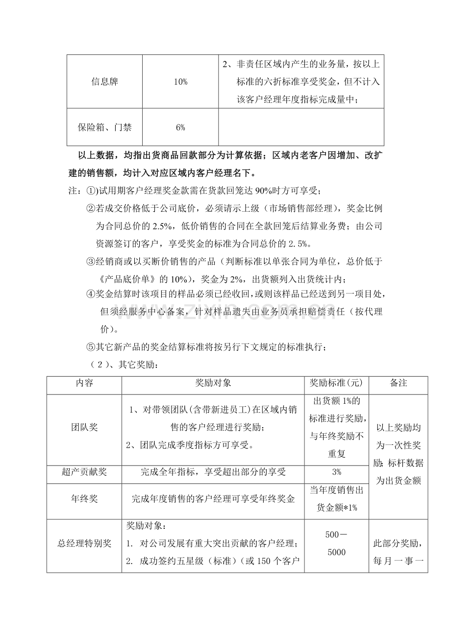 客户经理业务提成管理办法.doc_第3页