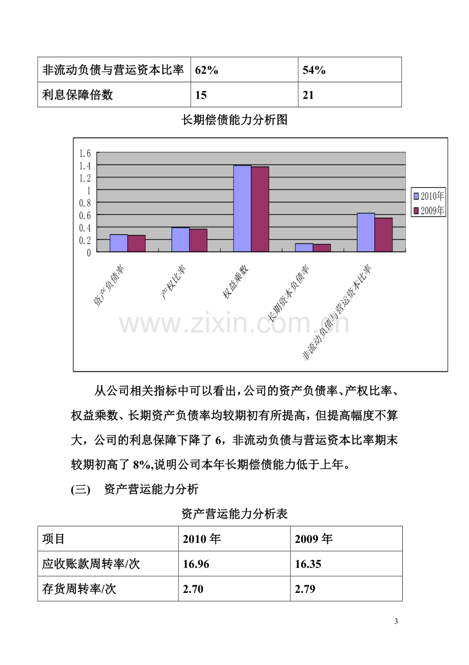 财务报表分析实训(一)参考答案.doc_第3页