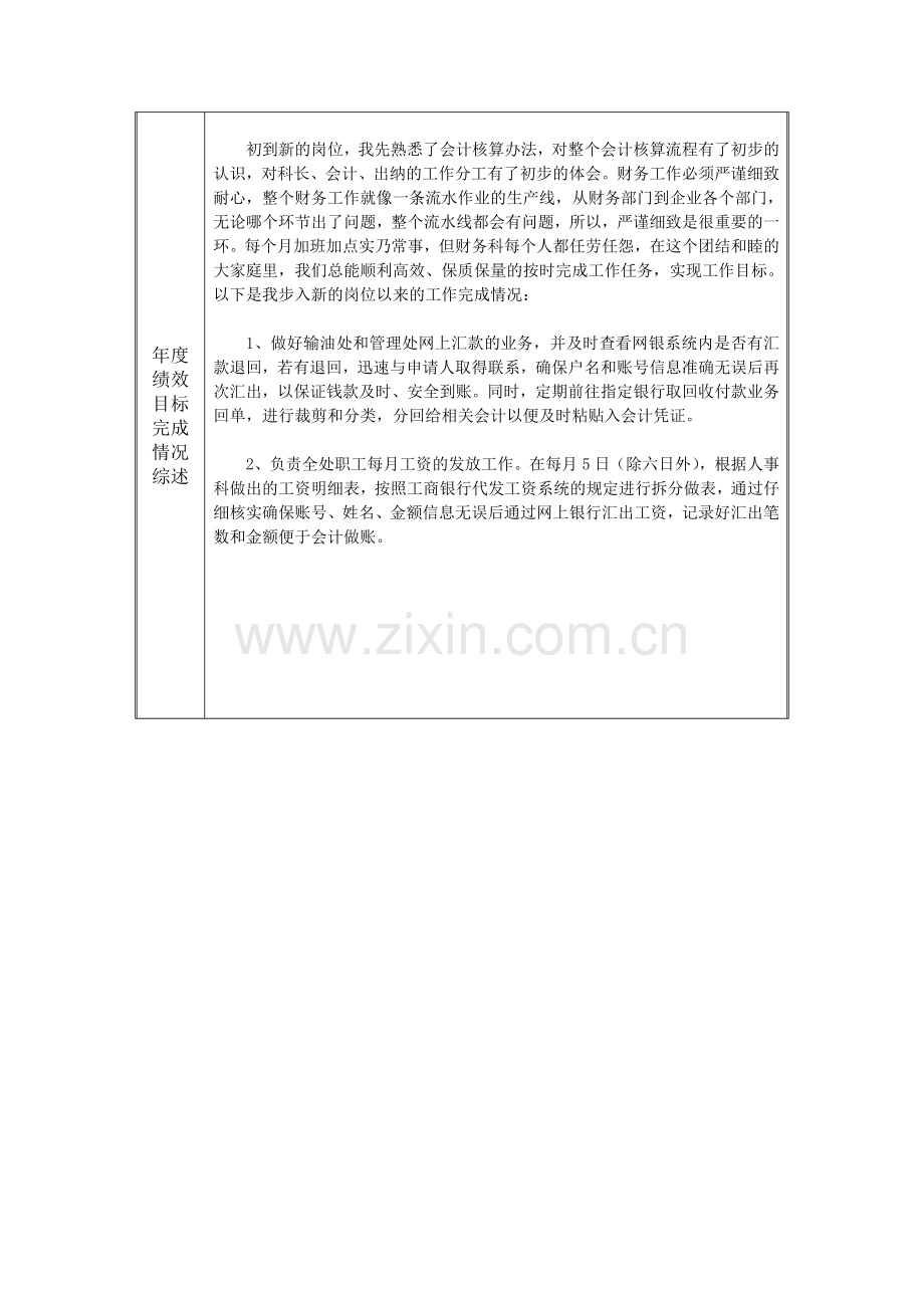 附表5：员工年度绩效考核表..doc_第2页