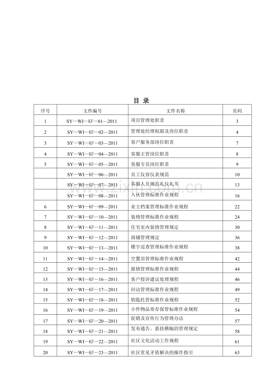 某物业公司客户综合服务管理工作手册.doc_第2页