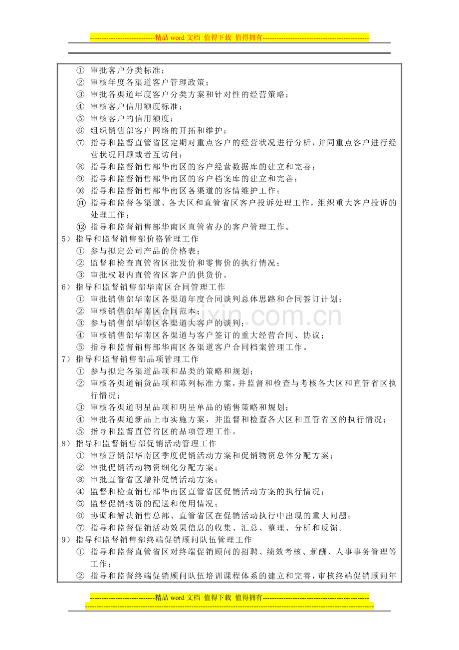 销售总监助理岗位说明书1.doc_第2页