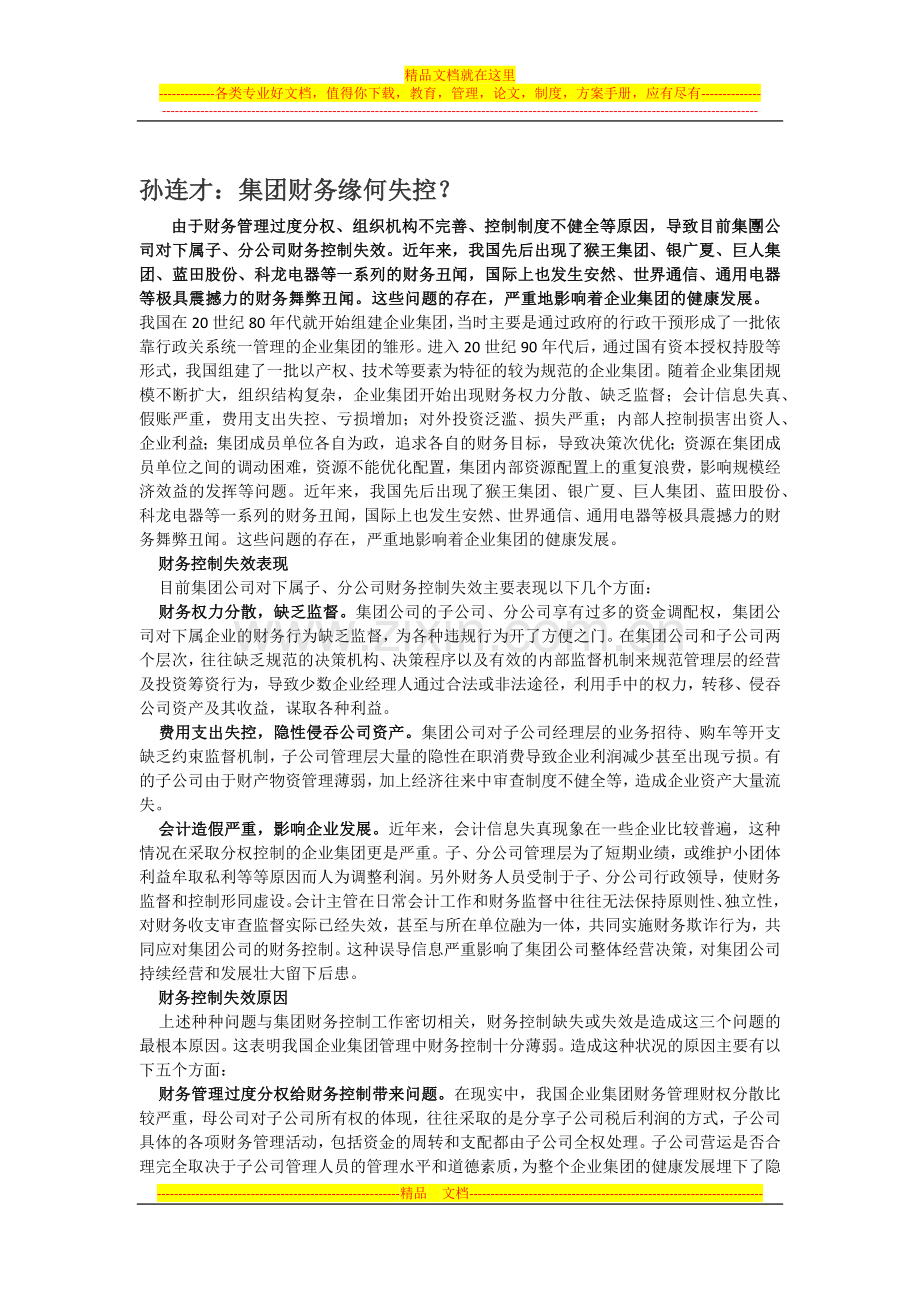 集团财务管理.docx_第1页