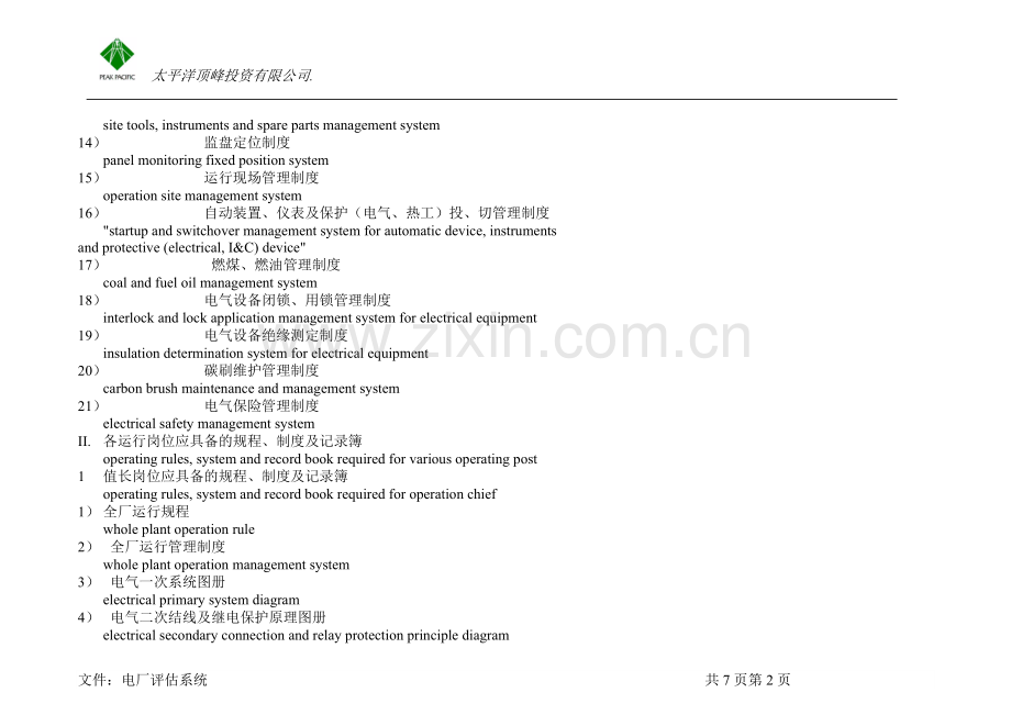 电厂管理应该具备的管理制度和规程.doc_第2页