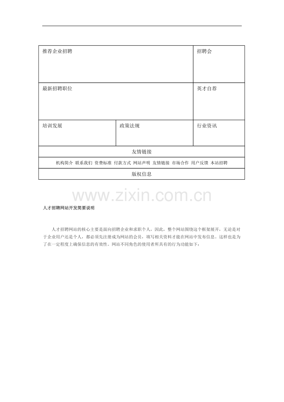 招聘网站方案-人才网站方案-人才网站制作方案-.doc_第2页