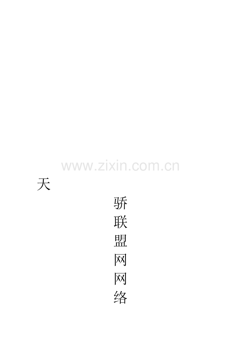 天骄联盟网网络推广策划书.doc_第1页