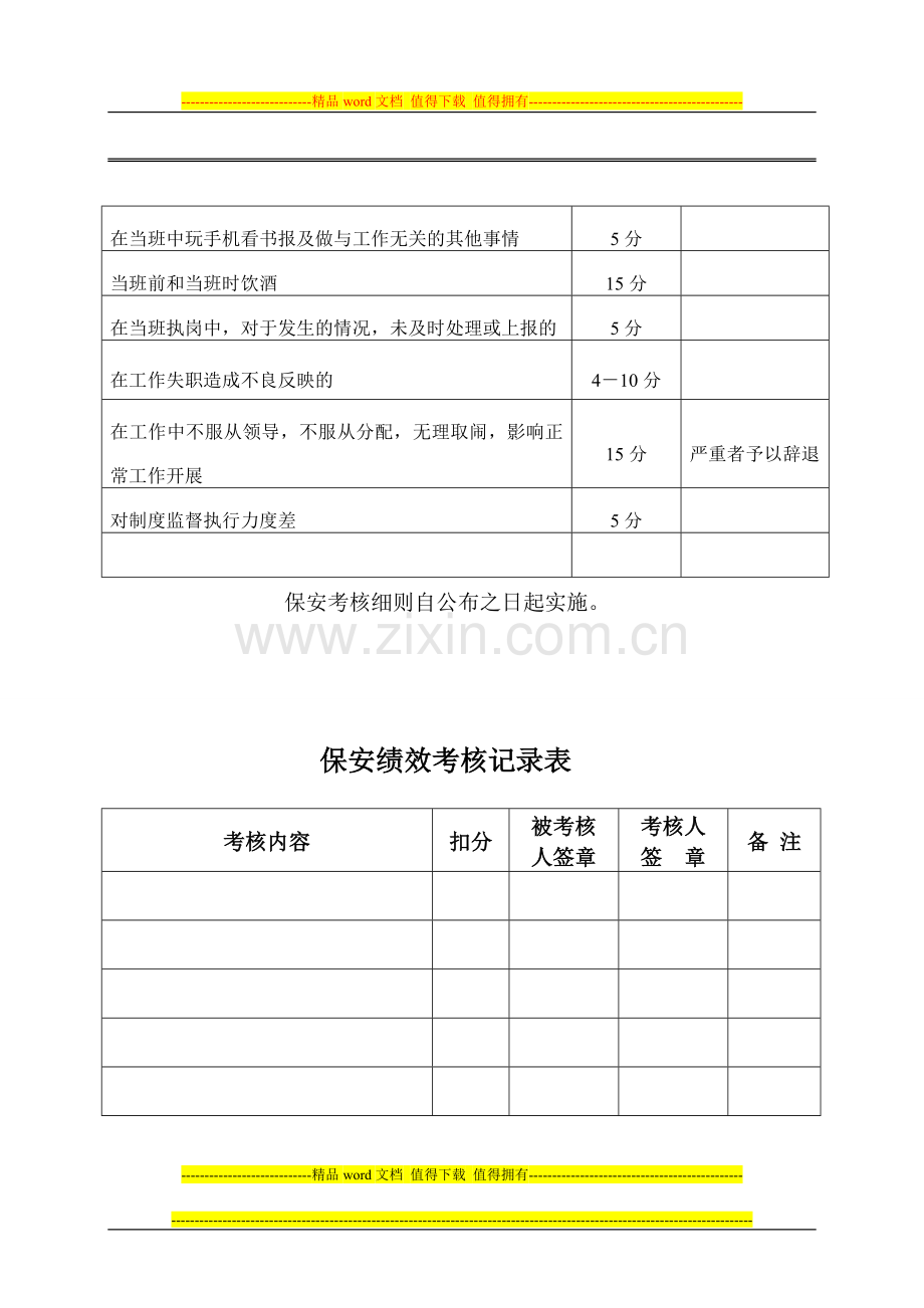 保安绩效考核细则..doc_第3页