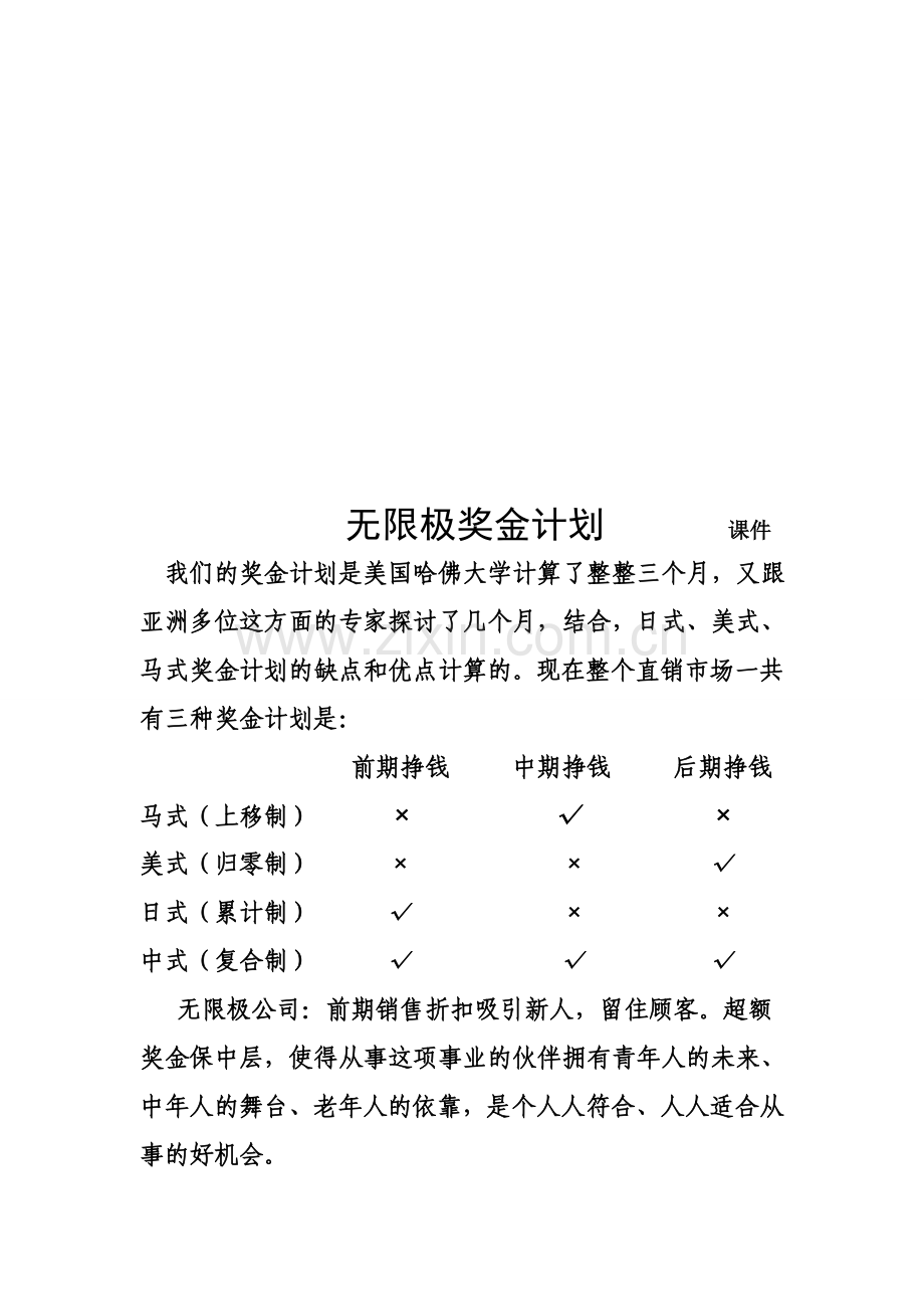 无限极奖金制度1.doc_第1页