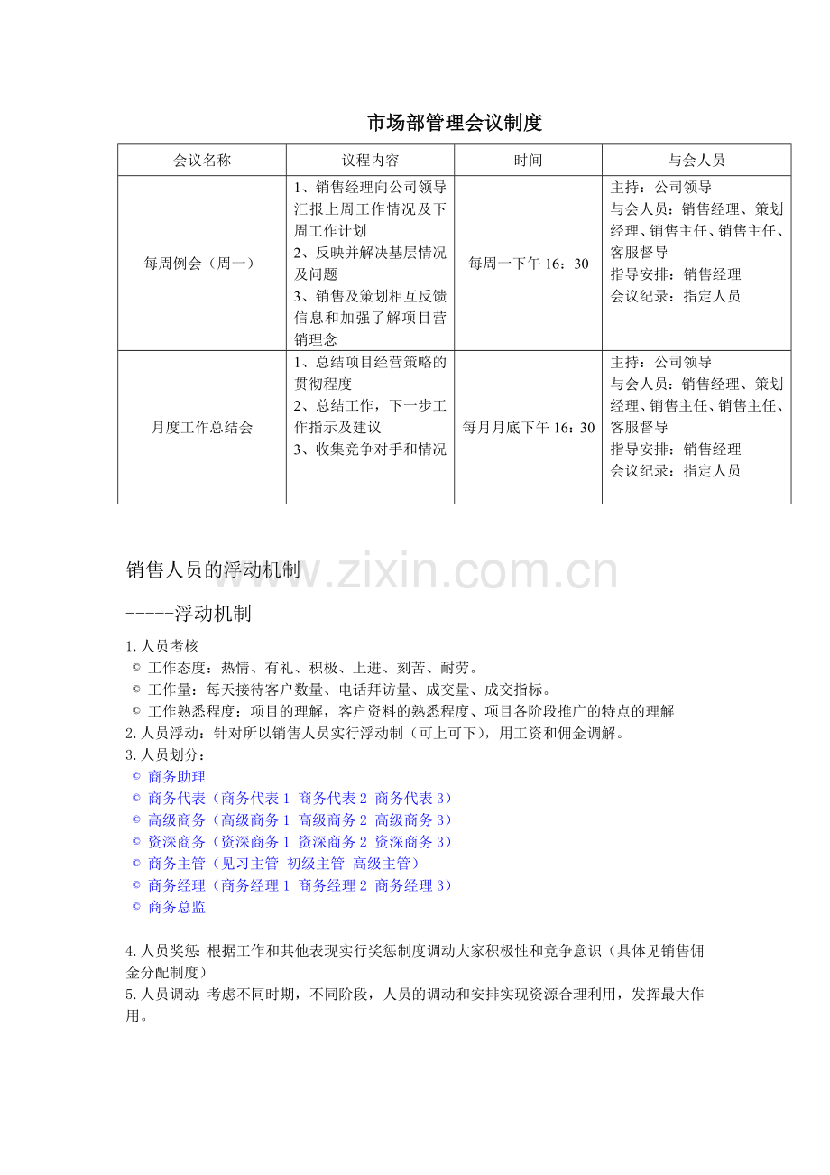 市场部员工守则-制度规范-工作范文-实用文档.doc_第3页