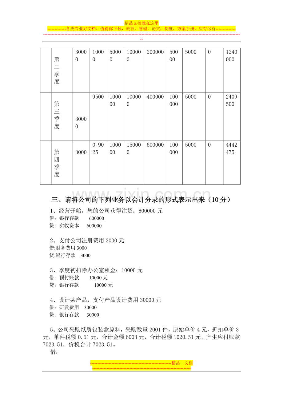 计信0833ERP人力资源与系统管理期末考试卷[1].doc_第2页