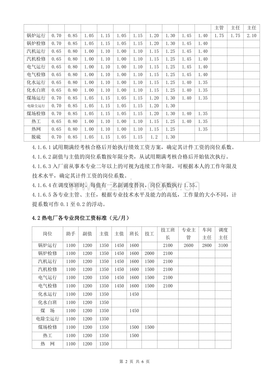 热电厂绩效工资方案.doc_第2页