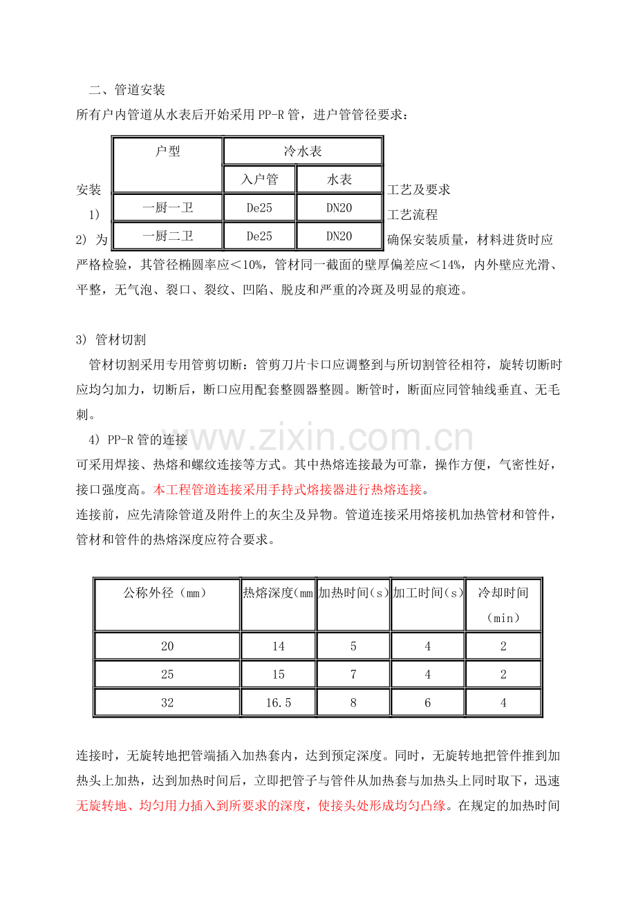 PPR管道安装施工工艺标准.doc_第2页