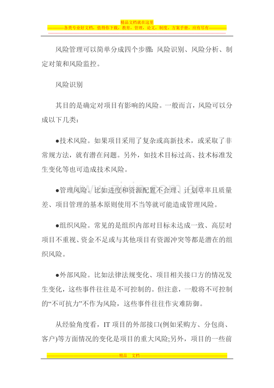 项目管理过程中的风险控制.docx_第2页