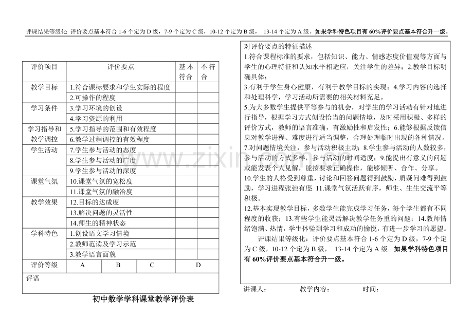 中小学课堂教学评价指标(带页眉).doc_第2页