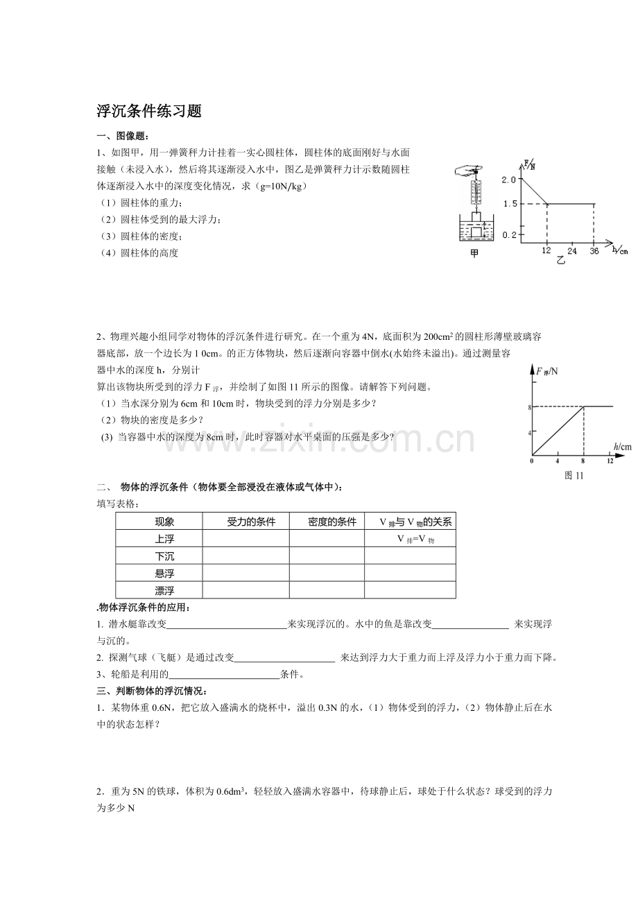 八年级物理下学期课时同步测试1.doc_第1页