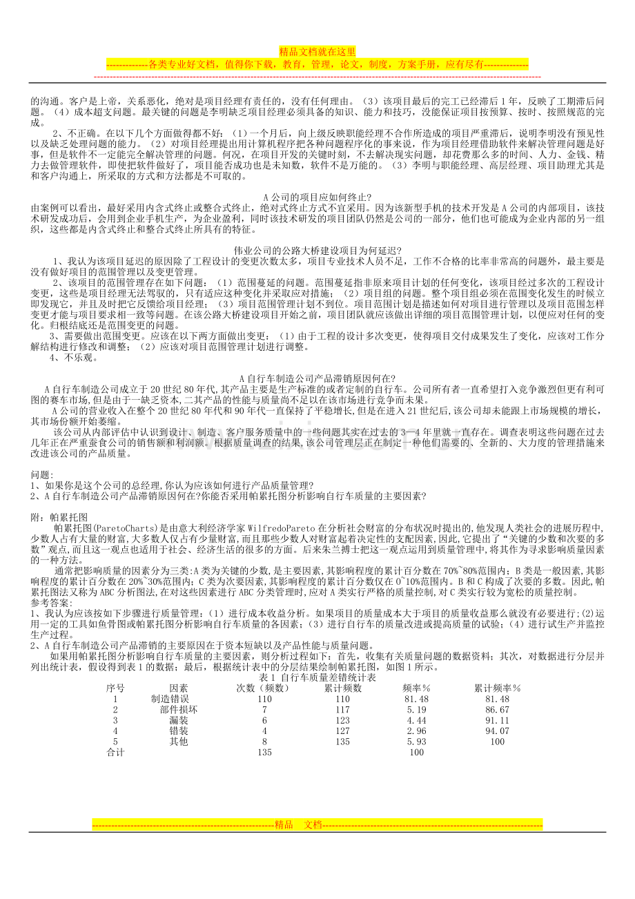 项目管理教程案例答案.doc_第2页