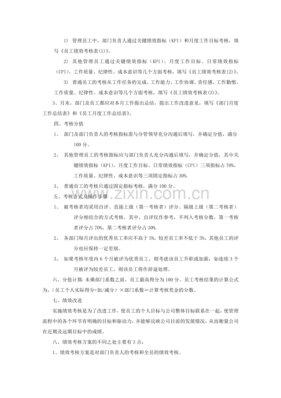 绩效考核方案--内部文件.doc_第2页