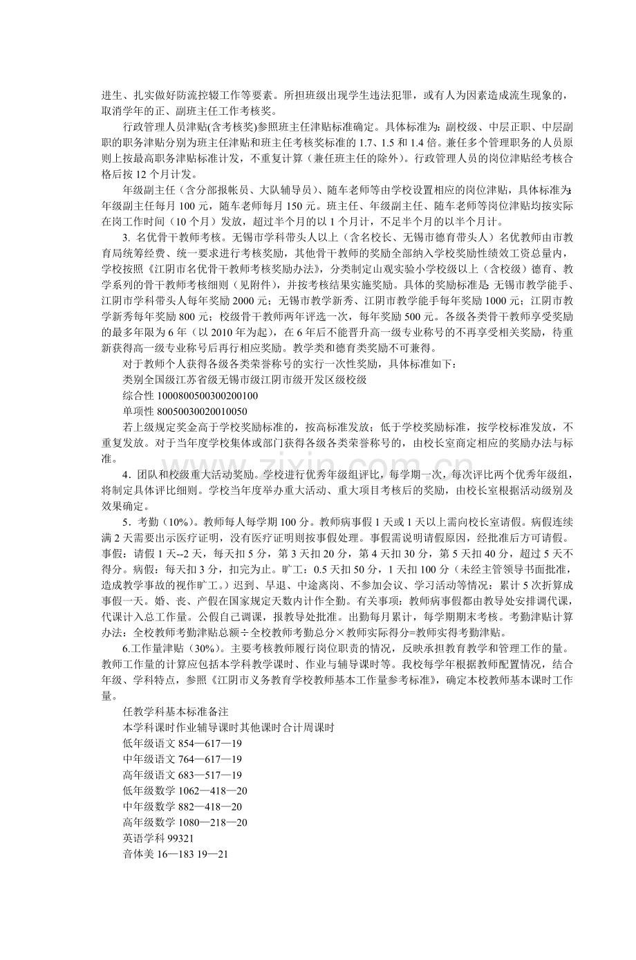 江阴市山观实验小学教职工奖励性绩效考核与.doc_第2页