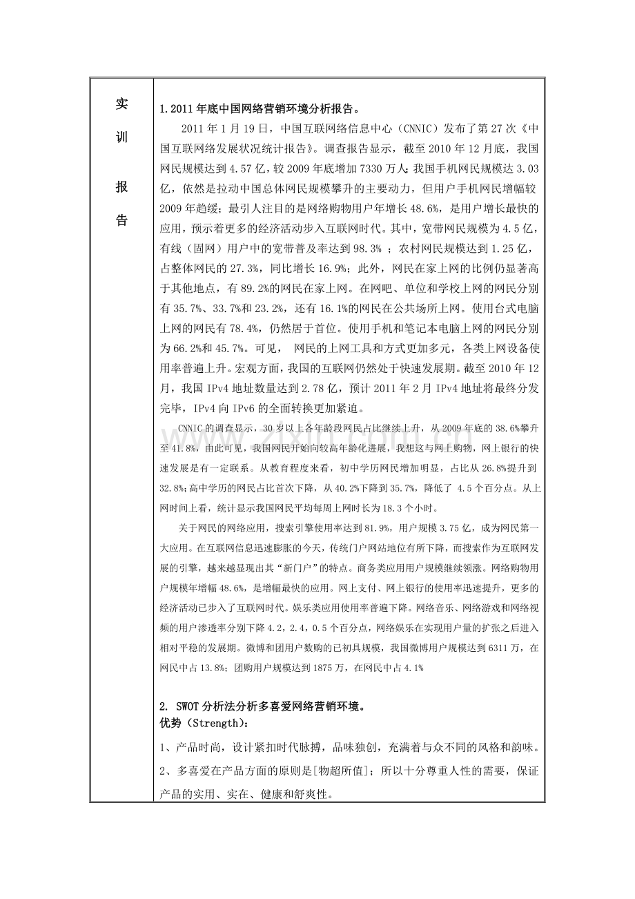 网络营销环境实训报告.doc_第2页