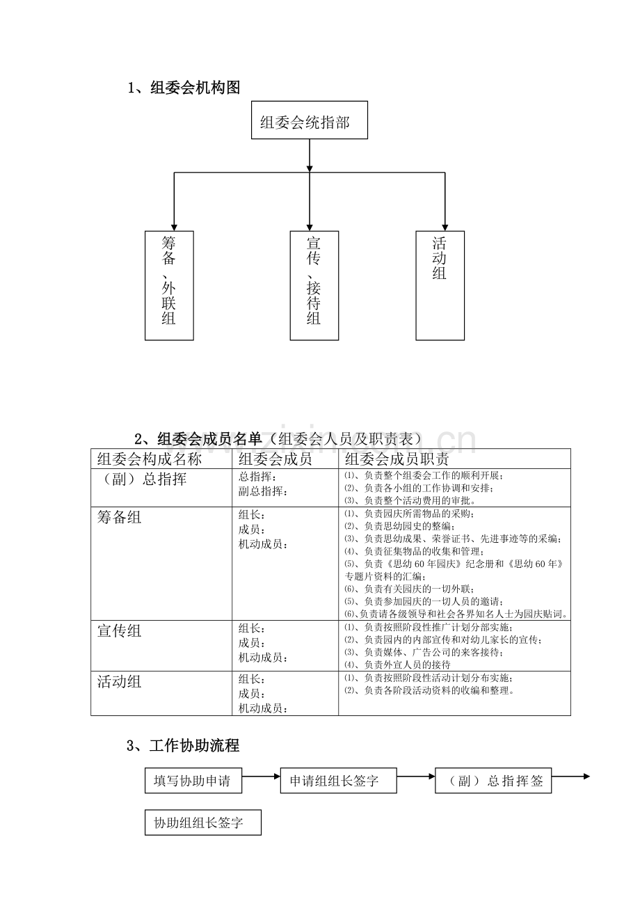 幼儿园60周年庆策划方案.doc_第3页