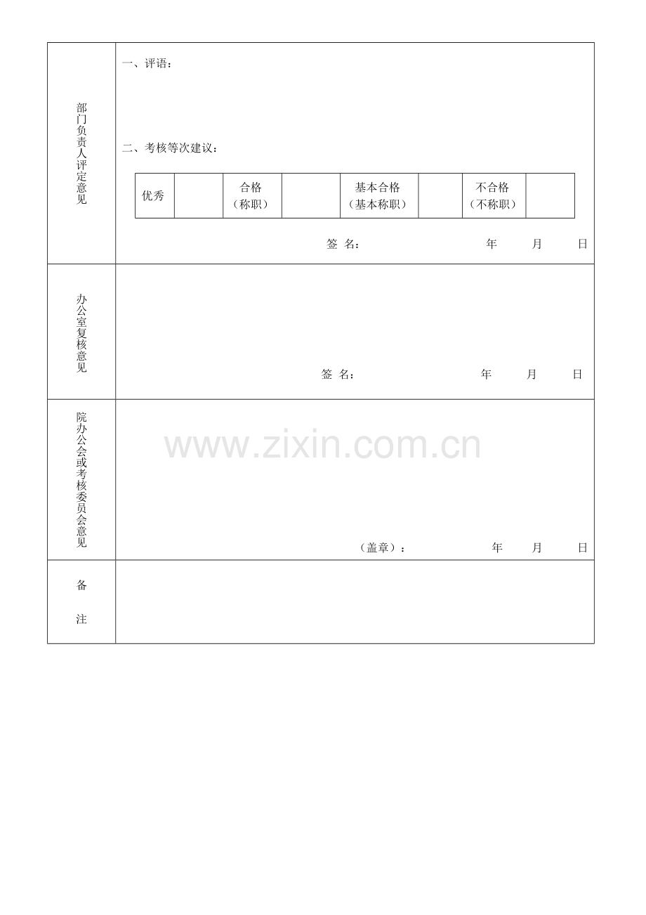 附表一2014年度绩效考核表..doc_第3页