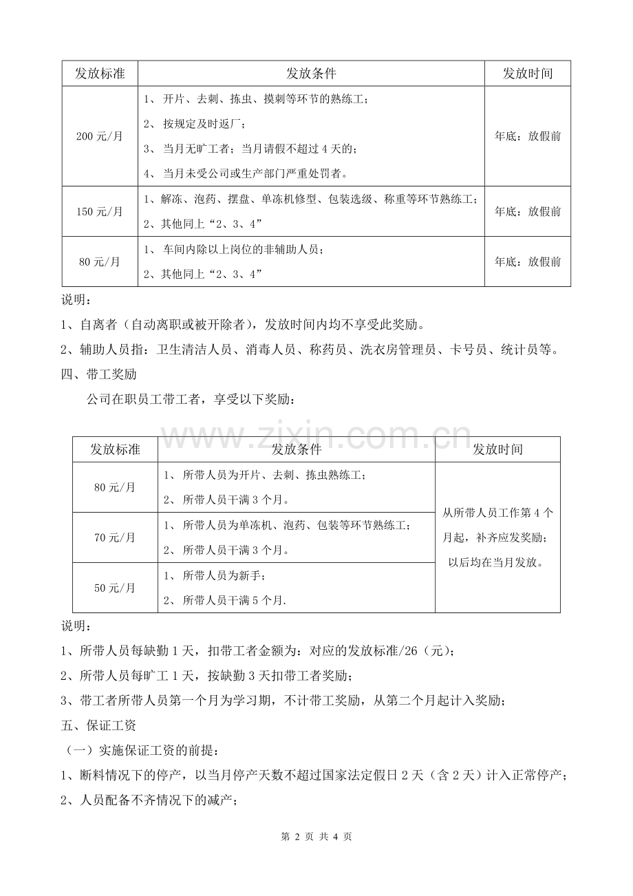 生产工人工资及福利待遇规定.doc_第2页