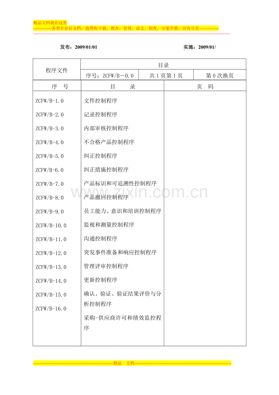 食品安全管理体系之程序文件.doc_第2页