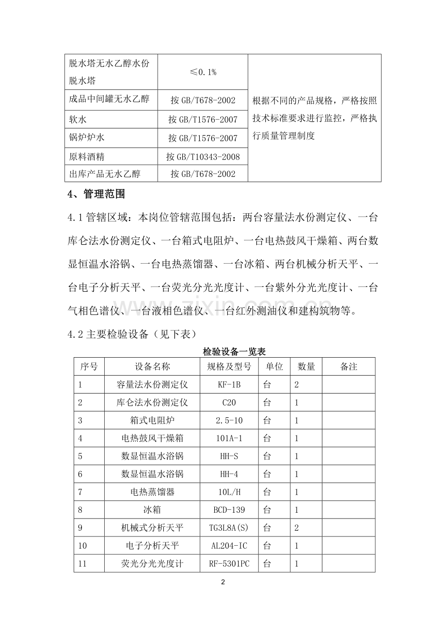 1-化验室岗位安全操作技术规程.doc_第2页