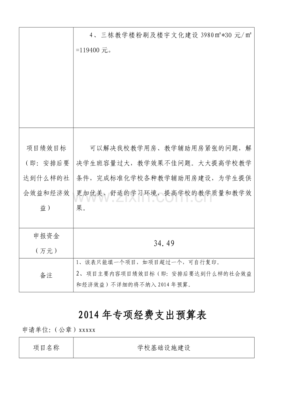 2014年专项经费支出预算表.doc_第3页