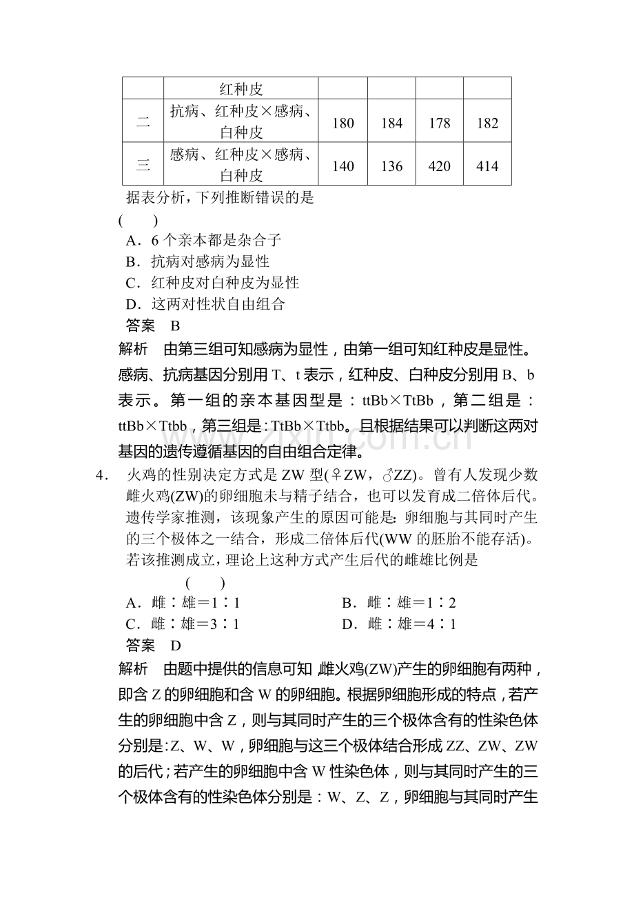 2015届高考生物第一轮专题复习检测23.doc_第2页