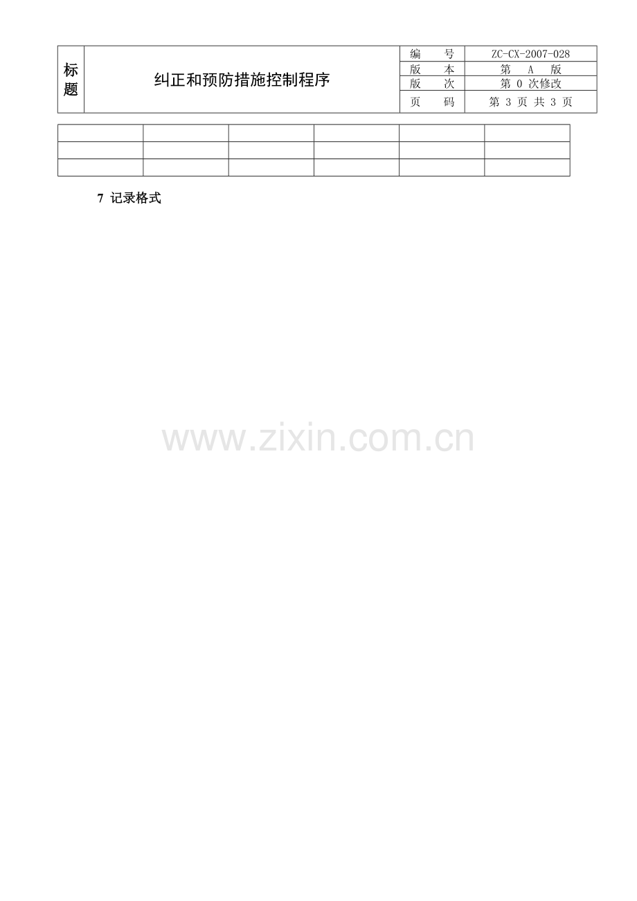 TS16949品质部纠正和预防措施控制程序.doc_第3页