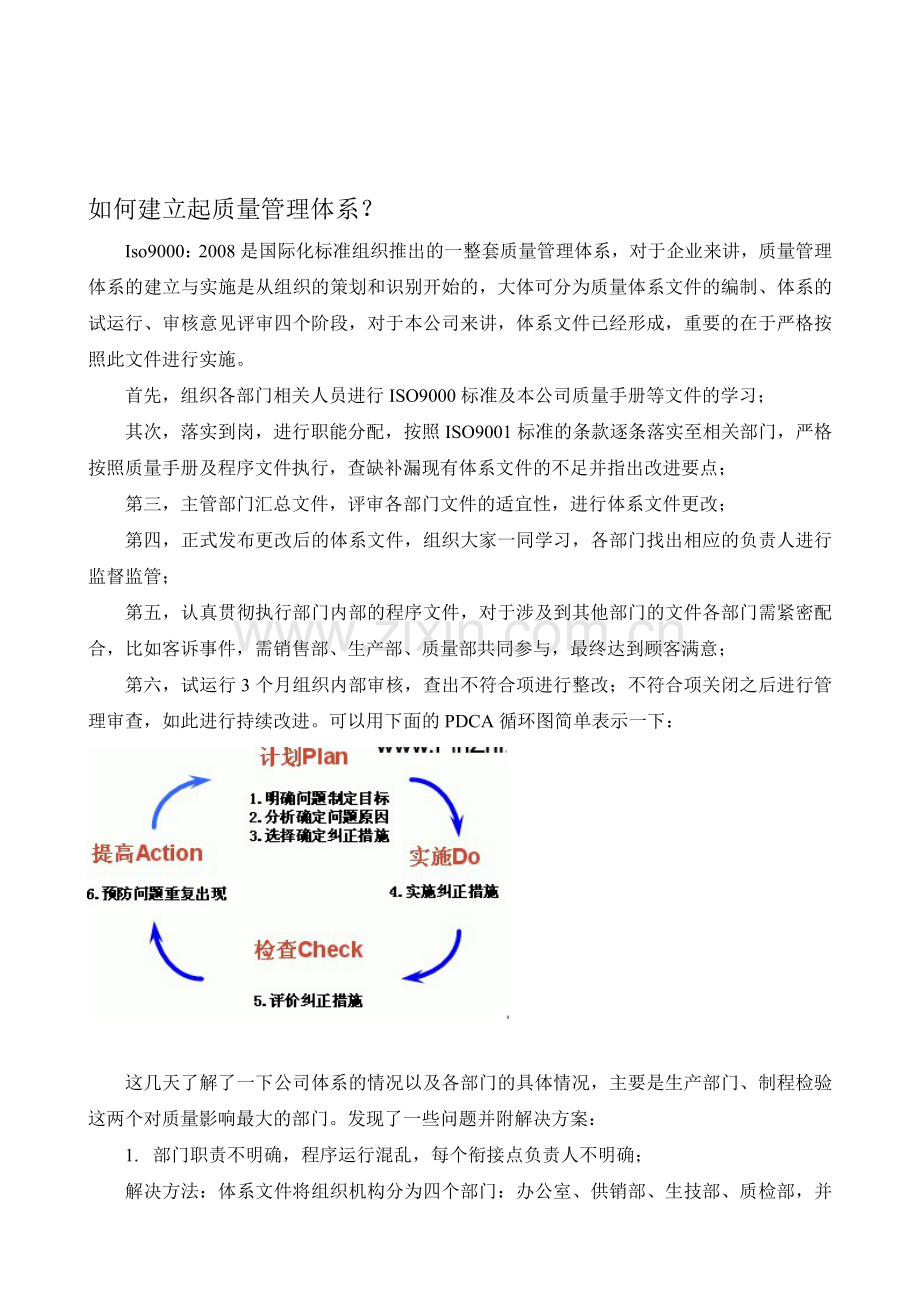 如何建立起质量管理体系方案.doc_第1页