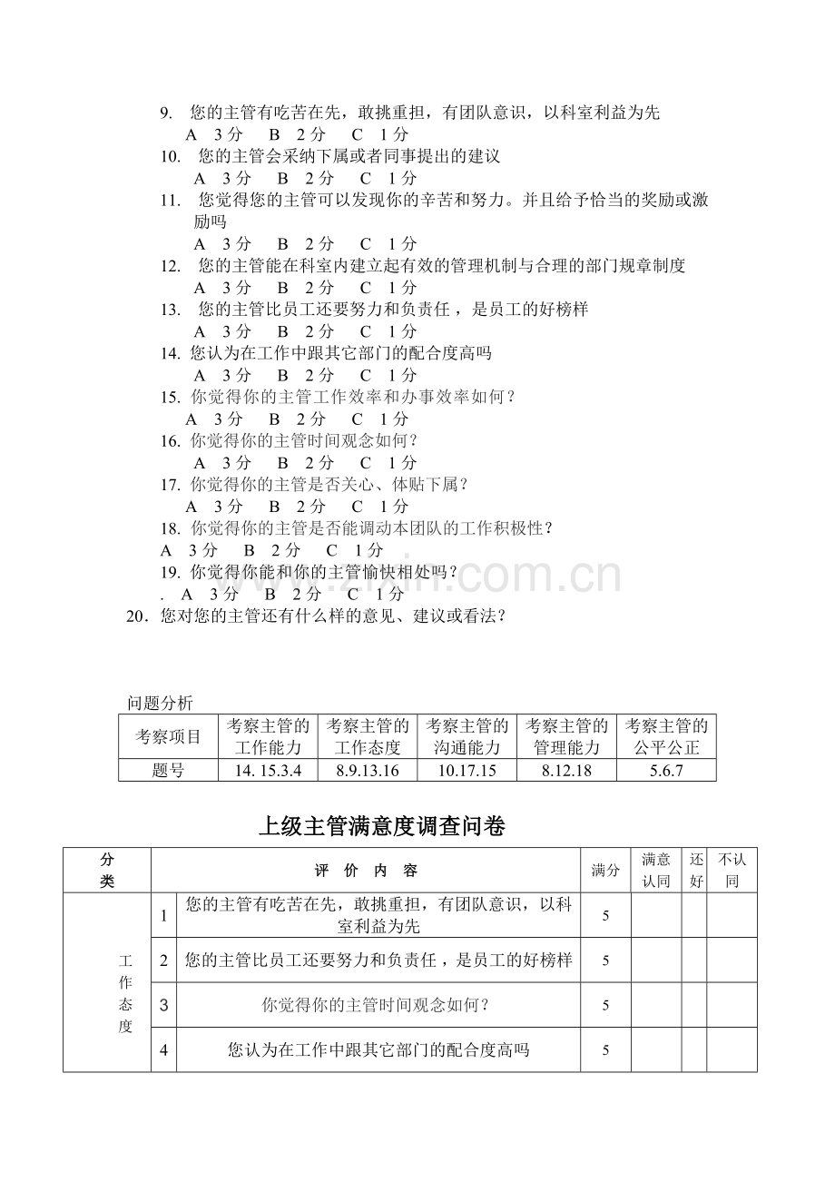 上级主管满意度调查问卷.doc_第2页